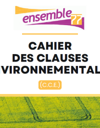 Nouveau Cahier des clauses environnementales (C.C.E)